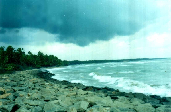 Kanya Kumari Shore, India. Photo Taken By George Zunwa